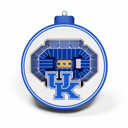 Picture of YouTheFan NCAA Kentucky Wildcats 3D StadiumView Ornament - Rupp Arena Large