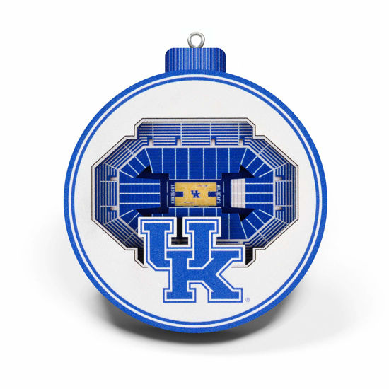 Picture of YouTheFan NCAA Kentucky Wildcats 3D StadiumView Ornament - Rupp Arena Large