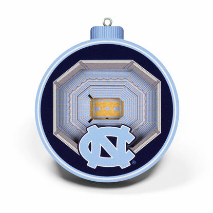 Picture of YouTheFan NCAA North Carolina Tar Heels 3D StadiumView Ornament - Dean E. Smith Center