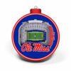 Picture of YouTheFan NCAA Mississippi Rebels 3D StadiumView Ornament - Vaught Hemingway Stadium