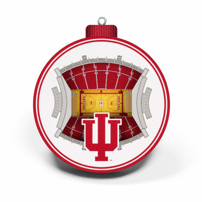 Picture of YouTheFan NCAA Indiana Hoosiers 3D StadiumView Ornament - Assembly Hall
