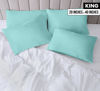 Picture of Utopia Bedding King Pillow Cases - 4 Pack - Envelope Closure - Soft Brushed Microfiber Fabric - Shrinkage and Fade Resistant Pillow Covers King Size 20 X 40 Inches (King, Spa Blue)