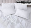 Picture of Utopia Bedding King Standard Pillow Cases - 4 Pack - Envelope Closure - Soft Brushed Microfiber Fabric - Shrinkage and Fade Resistant Pillow Covers 20 X 36 Inches (King Std, White)