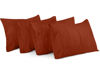 Picture of Utopia Bedding Queen Pillow Cases - 4 Pack - Envelope Closure - Soft Brushed Microfiber Fabric - Shrinkage and Fade Resistant Pillow Covers Queen Size 20 X 30 Inches (Queen, Orange)