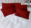Picture of Utopia Bedding King Pillow Cases - 4 Pack - Envelope Closure - Soft Brushed Microfiber Fabric - Shrinkage and Fade Resistant Pillow Covers King Size 20 X 40 Inches (King, Red)