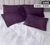 Picture of Utopia Bedding King Pillow Cases - 4 Pack - Envelope Closure - Soft Brushed Microfiber Fabric - Shrinkage and Fade Resistant Pillow Covers King Size 20 X 40 Inches (King, Purple)
