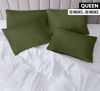 Picture of Utopia Bedding Queen Pillow Cases - 4 Pack - Envelope Closure - Soft Brushed Microfiber Fabric - Shrinkage and Fade Resistant Pillow Covers Queen Size 20 X 30 Inches (Queen, Olive)