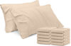 Picture of Utopia Bedding Queen Pillow Cases - 12 Pack - Envelope Closure - Soft Brushed Microfiber Fabric - Shrinkage and Fade Resistant Pillow Covers Queen Size 20 X 30 Inches (Queen, Beige)