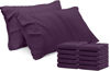Picture of Utopia Bedding Queen Pillow Cases - 12 Pack - Envelope Closure - Soft Brushed Microfiber Fabric - Shrinkage and Fade Resistant Pillow Covers Queen Size 20 X 30 Inches (Queen, Purple)