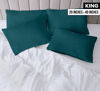 Picture of Utopia Bedding King Pillow Cases - 4 Pack - Envelope Closure - Soft Brushed Microfiber Fabric - Shrinkage and Fade Resistant Pillow Covers King Size 20 X 40 Inches (King, Teal)