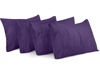 Picture of Utopia Bedding Queen Pillowcases - 4 Pack - Envelope Closure - Soft Brushed Microfiber Fabric - Shrinkage and Fade Resistant Pillow Covers Queen Size 20 X 30 Inches (Queen, Egg Plant)