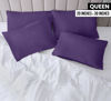 Picture of Utopia Bedding Queen Pillowcases - 4 Pack - Envelope Closure - Soft Brushed Microfiber Fabric - Shrinkage and Fade Resistant Pillow Covers Queen Size 20 X 30 Inches (Queen, Egg Plant)