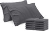 Picture of Utopia Bedding King Pillow Cases - 12 Pack - Envelope Closure - Soft Brushed Microfiber Fabric - Shrinkage and Fade Resistant Pillow Covers King Size 20 X 40 Inches (King, Grey)