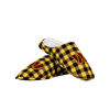 Picture of FOCO Men's NFL Washington Commanders Sherpa Lined Buffalo Check Memory Foam Slippers, Small (7-8)