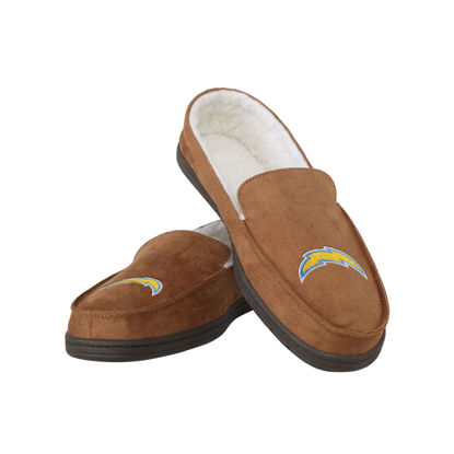 Picture of FOCO Los Angeles Chargers NFL Mens Exclusive Beige Moccasin - L