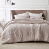 Picture of Bedsure King Size Comforter Set - Warm Taupe King Comforter Set, Soft Bedding for All Seasons, Cationic Dyed Bedding Set, 3 Pieces, 1 Comforter (104"x90") and 2 Pillow Shams (20"x36"+2")
