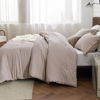 Picture of Bedsure King Size Comforter Set - Warm Taupe King Comforter Set, Soft Bedding for All Seasons, Cationic Dyed Bedding Set, 3 Pieces, 1 Comforter (104"x90") and 2 Pillow Shams (20"x36"+2")