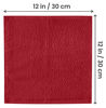 Picture of Utopia Towels 24 Pack Cotton Washcloths Set - 100% Ring Spun Cotton, Premium Quality Flannel Face Cloths, Highly Absorbent and Soft Feel Fingertip Towels (Red)