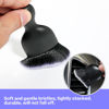 Picture of AOCISKA Car Interior Detailing Brush,Soft Bristle Cleaning Brush Car Detailing Brush Dusting Brush,Car Interior Cleaning Tool,Auto Detail Brush Car Dash Duster Brush (Black&White)