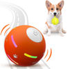 Picture of PetDroid Interactive Dog Toys Dog Ball,[2025 Newly Upgraded] Durable Motion Activated Automatic Rolling Ball Toys for/Small/Medium/Large Dogs,USB Rechargeable (Orange)