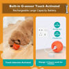 Picture of PetDroid Interactive Dog Toys Dog Ball,[2025 Newly Upgraded] Durable Motion Activated Automatic Rolling Ball Toys for/Small/Medium/Large Dogs,USB Rechargeable (Orange)