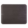 Picture of MicoYang Silicone Dish Drying Mat for Multiple Usage,Easy clean,Eco-friendly,Heat-resistant Silicone Mat for Kitchen Counter or Sink,Refrigerator or drawer liner Coffee L 16 inches x 12 inches