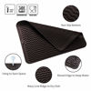 Picture of MicoYang Silicone Dish Drying Mat for Multiple Usage,Easy clean,Eco-friendly,Heat-resistant Silicone Mat for Kitchen Counter or Sink,Refrigerator or drawer liner Coffee L 16 inches x 12 inches