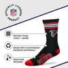 Picture of For Bare Feet NFL Youth 4 Stripe Deuce Crew Sock, Atlanta Falcons, One Size