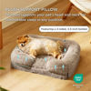 Picture of Bedsure Small Orthopedic Dog Bed - Washable Calming Dog Sofa Beds for Small Dogs, Supportive Foam Pet Couch Bed with Removable Washable Cover, Waterproof Lining and Nonskid Bottom Couch, Taupe