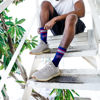 Picture of For Bare Feet NFL Youth 4 Stripe Deuce Crew Sock, Buffalo Bills, One Size