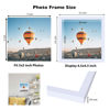 Picture of JCJMY 5x5 Picture Frame White for Wall Hanging or Tabletop, Wall Mounting Horizontally or Vertically, 5 x 5 Square Wall Gallery Poster Photo Frame with Shatter Resistant Plexiglass, White