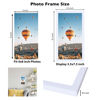 Picture of JCJMY 4x8 Picture Frame White for Wall Hanging or Tabletop, Wall Mounting Horizontally or Vertically, 4 x 8 Wall Gallery Poster Photo Frame with Shatter Resistant Plexiglass, White