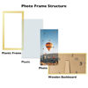 Picture of JCJMY 6x11 Picture Frame Gold for Wall Hanging or Tabletop, Wall Mounting Horizontally or Vertically, 6 x 11 Wall Gallery Poster Photo Frame with Shatter Resistant Plexiglass, Gold