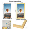 Picture of JCJMY 6x11 Picture Frame Gold for Wall Hanging or Tabletop, Wall Mounting Horizontally or Vertically, 6 x 11 Wall Gallery Poster Photo Frame with Shatter Resistant Plexiglass, Gold
