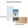 Picture of JCJMY 6x11 Picture Frame White for Wall Hanging or Tabletop, Wall Mounting Horizontally or Vertically, 6 x 11 Wall Gallery Poster Photo Frame with Shatter Resistant Plexiglass, White