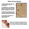Picture of JCJMY 11x15 Picture Frame Rustic Brown, Horizontal and Vertical Formats for Wall Hanging, 11 x 15 Wall Gallery Poster Photo Frame with Shatter Resistant Plexiglass, Rustic Brown