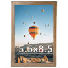 Picture of 5.5x8.5 Picture Frame Rustic Brown for Wall Hanging or Tabletop, Wall Mounting Horizontally or Vertically, 5.5 x 8.5 Wall Gallery Poster Photo Frame with Durable Shatter Resistant Plexiglass, Rustic