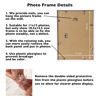 Picture of JCJMY 11x15 inch Picture Frame, Horizontal and Vertical Formats for Wall Hanging, 11 x 15 Wall Gallery Poster Photo Frame with Shatter Resistant Plexiglass, White