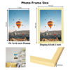 Picture of JCJMY 7x10 Picture Frame Gold for Wall Hanging or Tabletop- Wall Mounting Horizontally or Vertically, 7 x 10 Wall Gallery Poster Photo Frame for 7 by 10 Photos, Gold