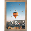 Picture of JCJMY 9.5x13 Picture Frame Rustic Brown for Wall Hanging, Wall Mounting Horizontally or Vertically, 9.5 x 13 Wall Gallery Poster Photo Frame with Shatter Resistant Plexiglass, Rustic Brown