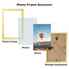 Picture of JCJMY 6x9 Picture Frame Gold for Wall Hanging or Tabletop- Wall Mounting Horizontally or Vertically, 6 x 9 Wall Gallery Poster Photo Frames for 6 by 9 Photos, Gold