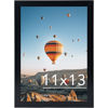 Picture of JCJMY 11x13 Picture Frame Black for Wall Hanging, Wall Mounting Horizontally or Vertically, 11 x 13 Wall Gallery Poster Photo Frame with Shatter Resistant Plexiglass, Black