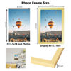 Picture of JCJMY 8.5x14 Picture Frame Gold for Wall Hanging, Wall Mounting Horizontally or Vertically, 8.5 x 14 Wall Gallery Poster Photo Frame with Shatter Resistant Plexiglass, Gold