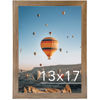 Picture of JCJMY 13x17 Picture Frame Rustic Brown for Wall Hanging, Wall Mounting Horizontally or Vertically, 13 x 17 Wall Gallery Poster Photo Frames with Shatter Resistant Plexiglass, Rustic Brown
