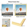 Picture of JCJMY 8x8 Picture Frame Gold for Wall Hanging or Tabletop, Wall Mounting Horizontally or Vertically, 8 x 8 Square Wall Gallery Poster Photo Frame with Durable Shatter Resistant Plexiglass, Gold