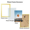 Picture of JCJMY 5x6 Picture Frame Gold for Wall Hanging or Tabletop, Wall Mounting Horizontally or Vertically, 5 x 6 Wall Gallery Poster Photo Frame with Shatter Resistant Plexiglass, Gold