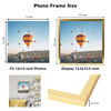 Picture of JCJMY 13x13 Picture Frame Gold for Wall Hanging, Wall Mounting Horizontally or Vertically, 13 x 13 Square Wall Gallery Poster Photo Frame with Shatter Resistant Plexiglass, Gold