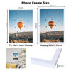 Picture of JCJMY 10x14 inch Picture Frame, Horizontal and Vertical Formats for Wall Hanging, 10 x 14 Wall Gallery Poster Photo Frame with Shatter Resistant Plexiglass, White