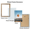 Picture of JCJMY 8.5x14 Picture Frame Rustic Brown for Wall Hanging, Wall Mounting Horizontally or Vertically, 8.5 x 14 Wall Gallery Poster Photo Frame with Shatter Resistant Plexiglass, Rustic Brown