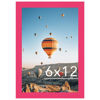 Picture of JCJMY 6x12 Picture Frame Pink for Wall Hanging or Tabletop- Wall Mounting Horizontally or Vertically, 6 x 12 Wall Gallery Poster Photo Frame for 6 by 12 Photos, Pink